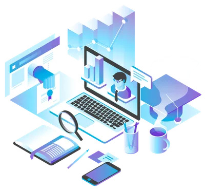 Illustrazione consulenza IT per iGaming B2B